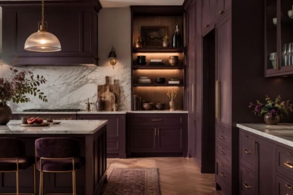 Aubergine Kitchen Ideas That Are Bold, Moody, and Undeniably Chic
