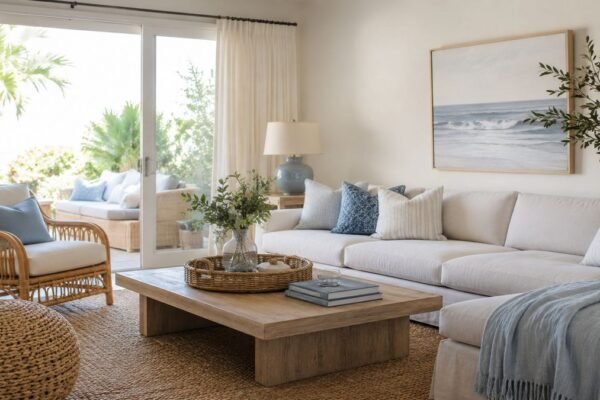 Breezy Summer Living Room Decor Ideas