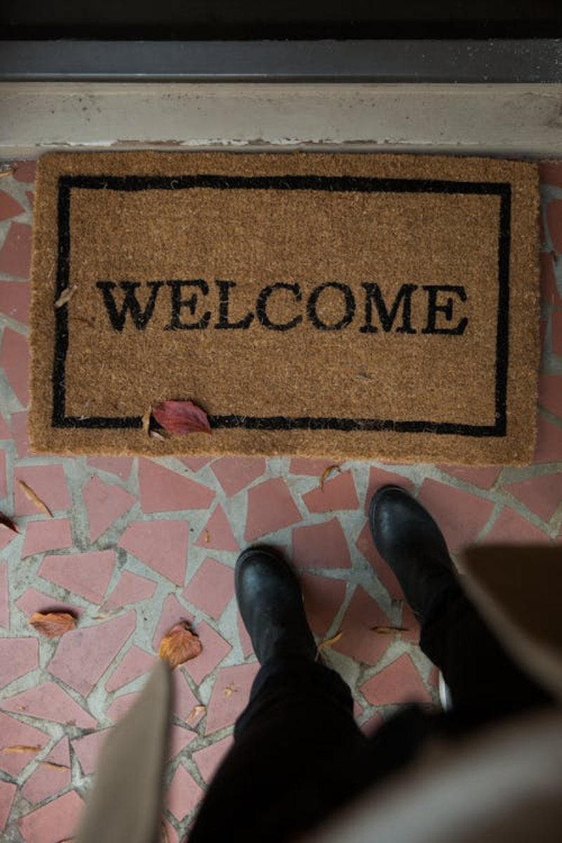 Fall seasonal doormat hello fall porch front door decor autumn