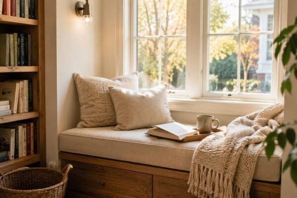 Reading Nook Ideas for a Cozy Window Corner