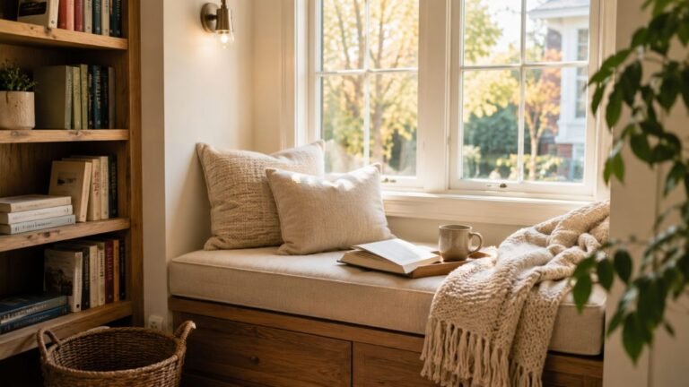 Reading Nook Ideas for a Cozy Window Corner