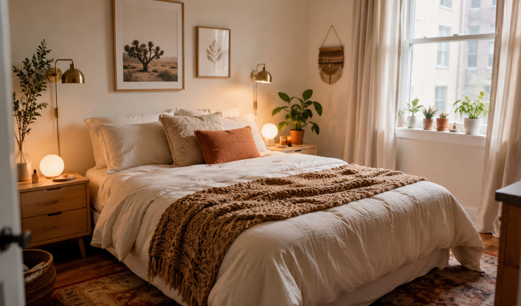 Apartment Bedroom Decor Ideas That Feel Cozy and Renter-Friendly