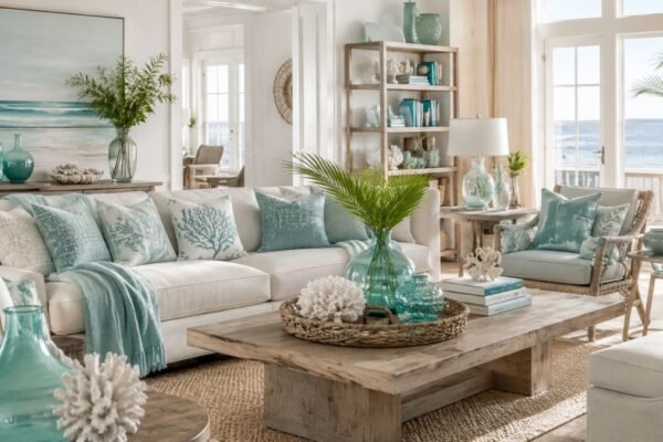 Aquamarine Home Decor Ideas for Fresh Coastal Living