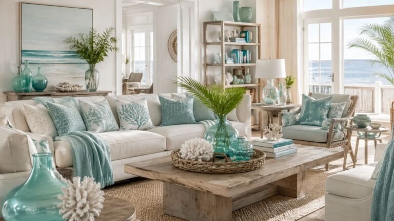 Aquamarine Home Decor Ideas for Fresh Coastal Living