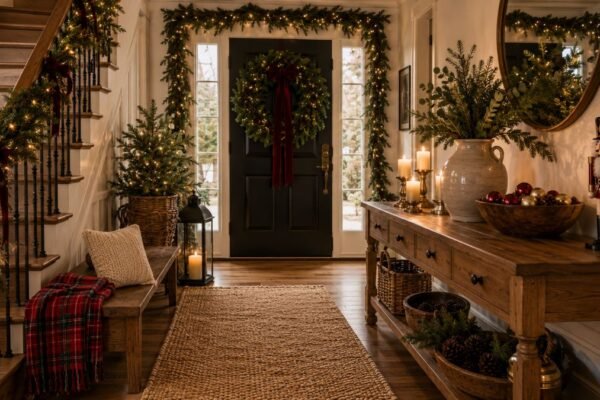 Christmas Entryway Decor Ideas