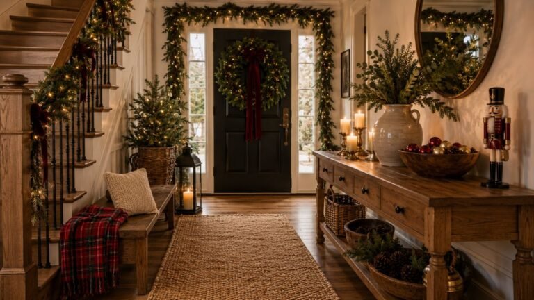 Christmas Entryway Decor Ideas
