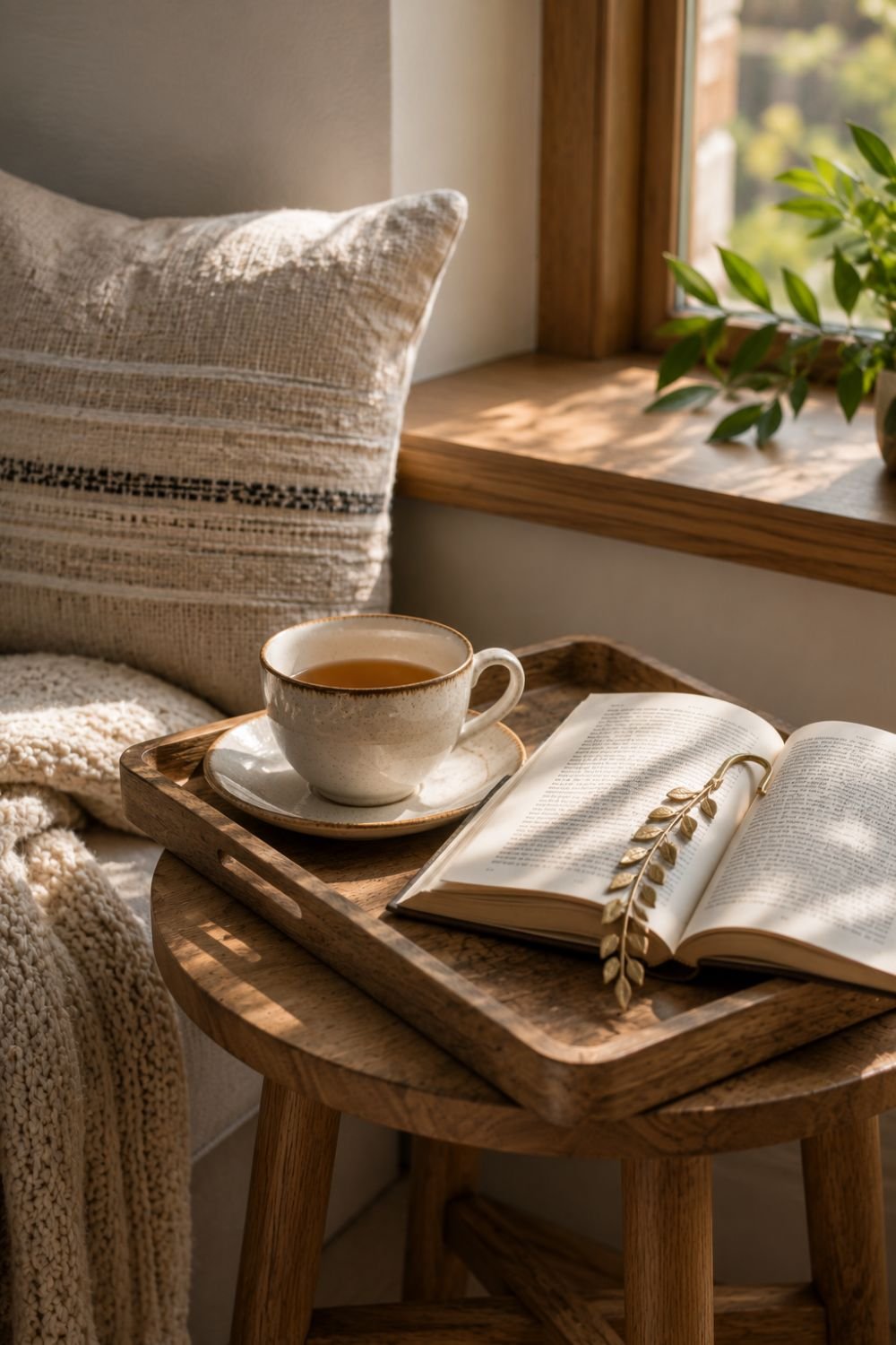 Keep a Small Tray for Tea or Coffee