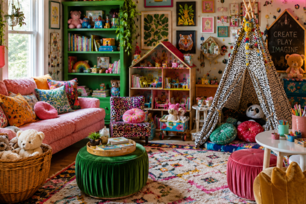 Maximalist Kids' Playroom Ideas