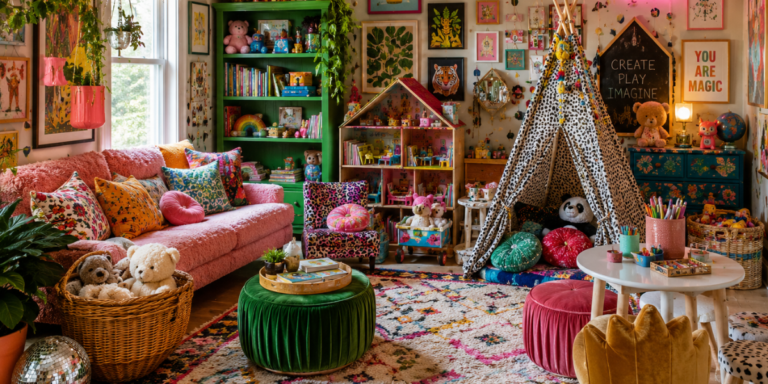 Maximalist Kids' Playroom Ideas