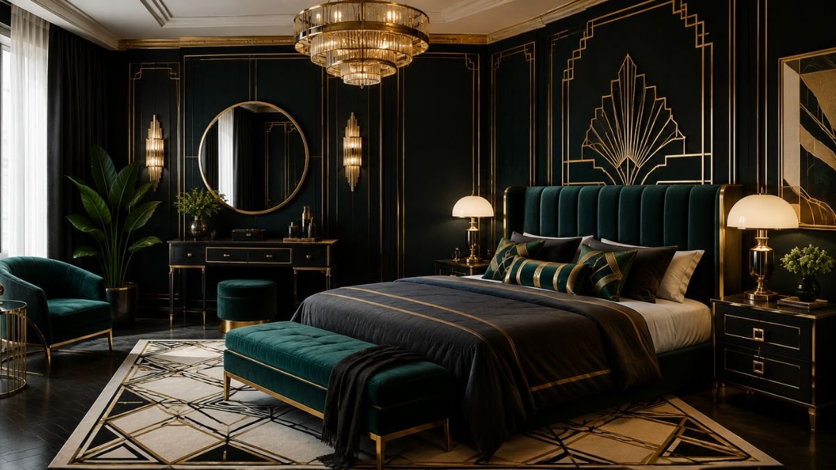 Neo Deco Bedroom Ideas for Bold Art Deco Style