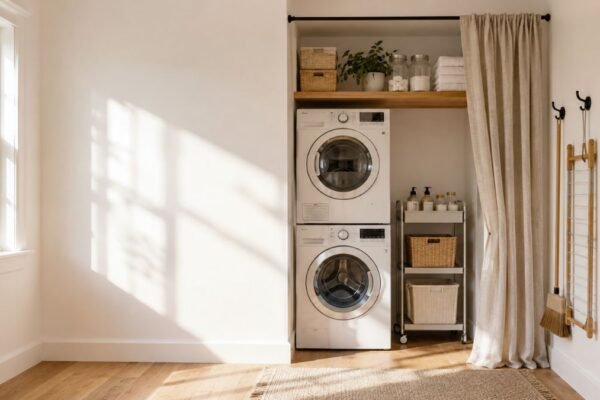 Tiny Laundry Closet