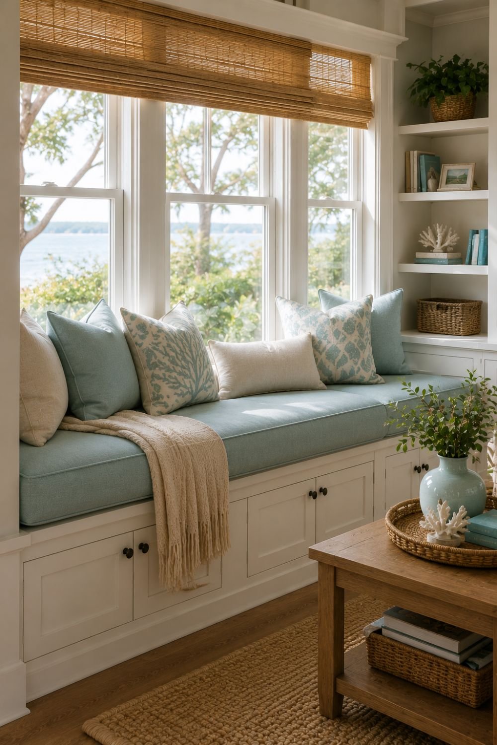 Create Aquamarine Window Seats