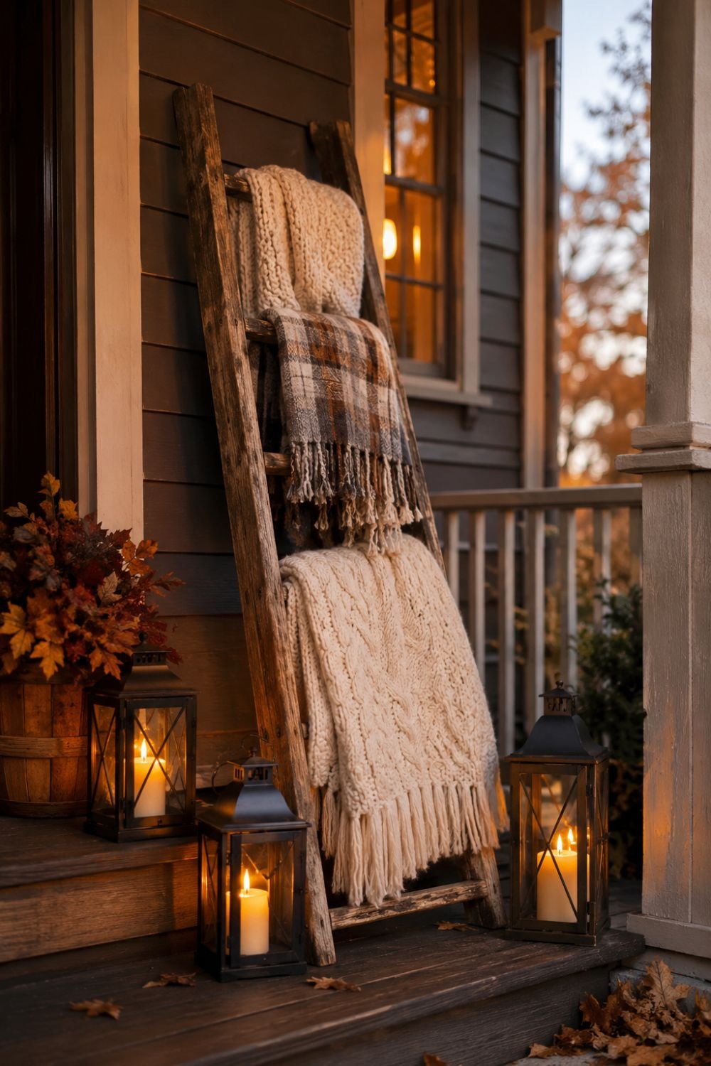 .Ladders are quintessentially farmhouse. They're practical and beautiful.