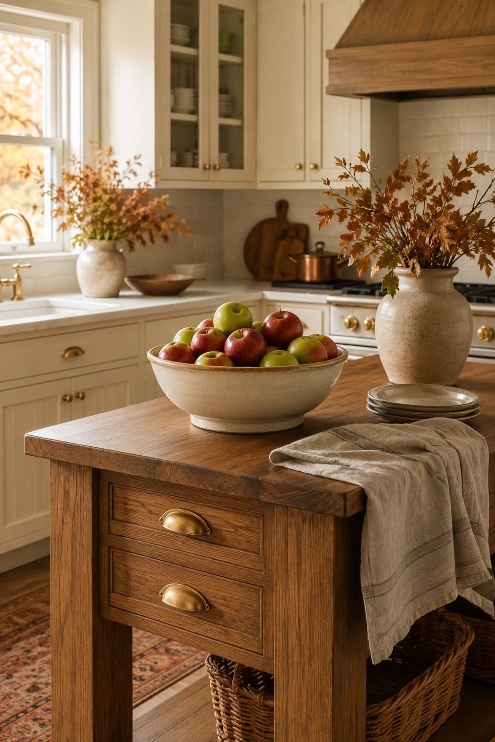  apples fall decor idea without pumpkins