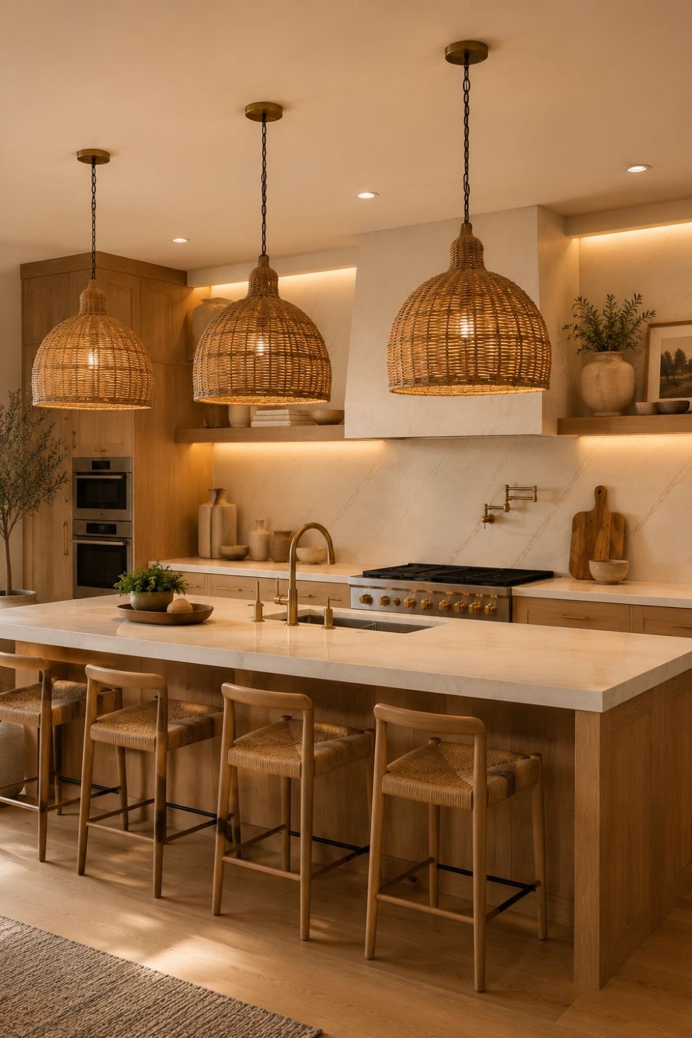 ayered lighting woven pendant idea