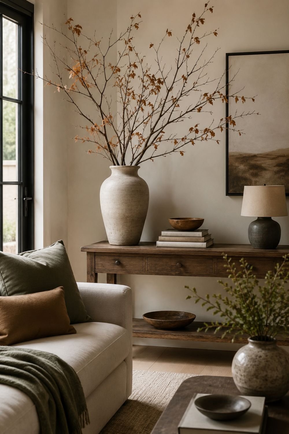  branches fall decor idea without pumpkins