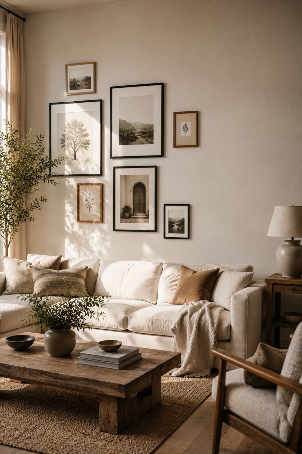 growing gallery wall idea
