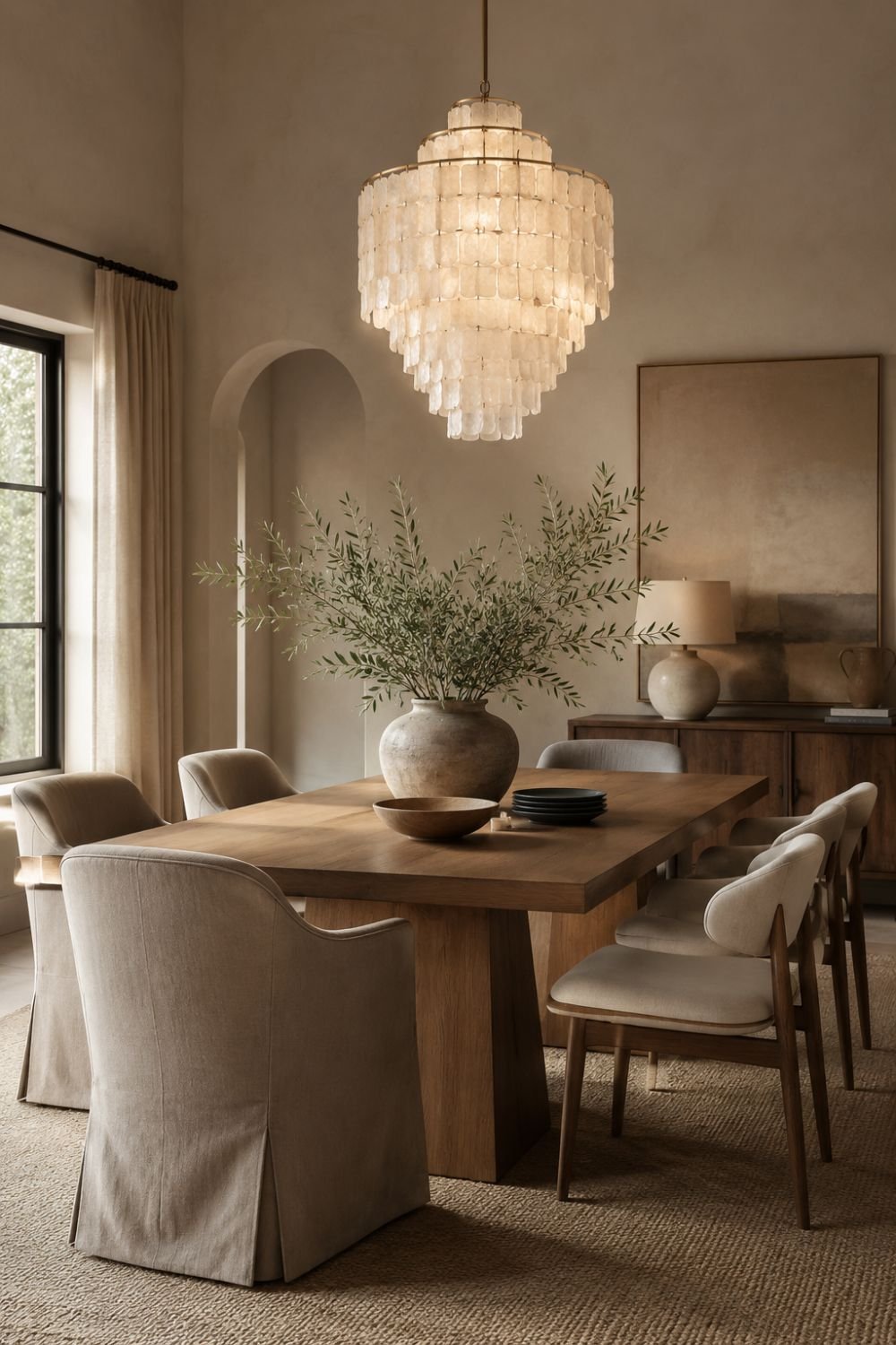 mixed chairs dining room decor idea