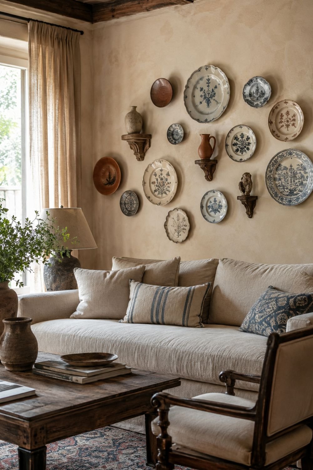 object wall living room wall decor idea