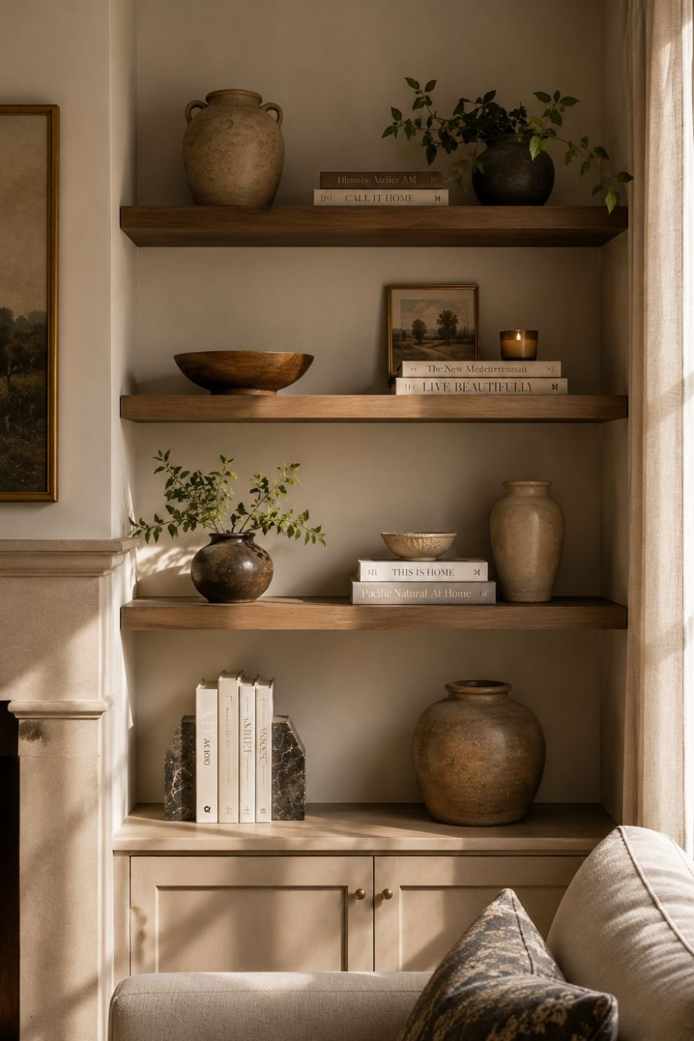 overcrowded shelves decor mistake