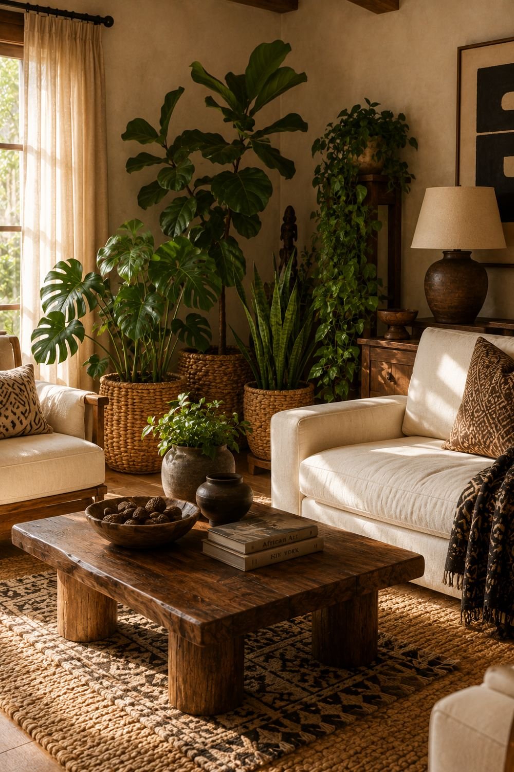 plants afrohemian decor idea