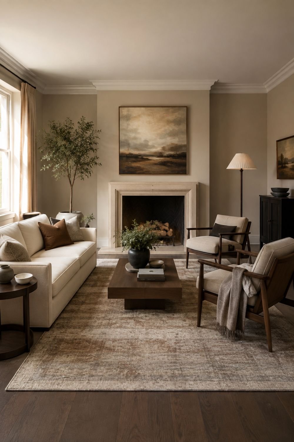 rectangular rug square room furniture layout idea