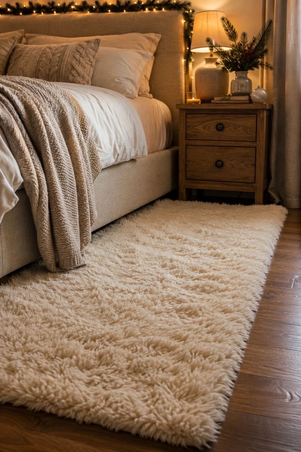 rug christmas bedroom decor idea
