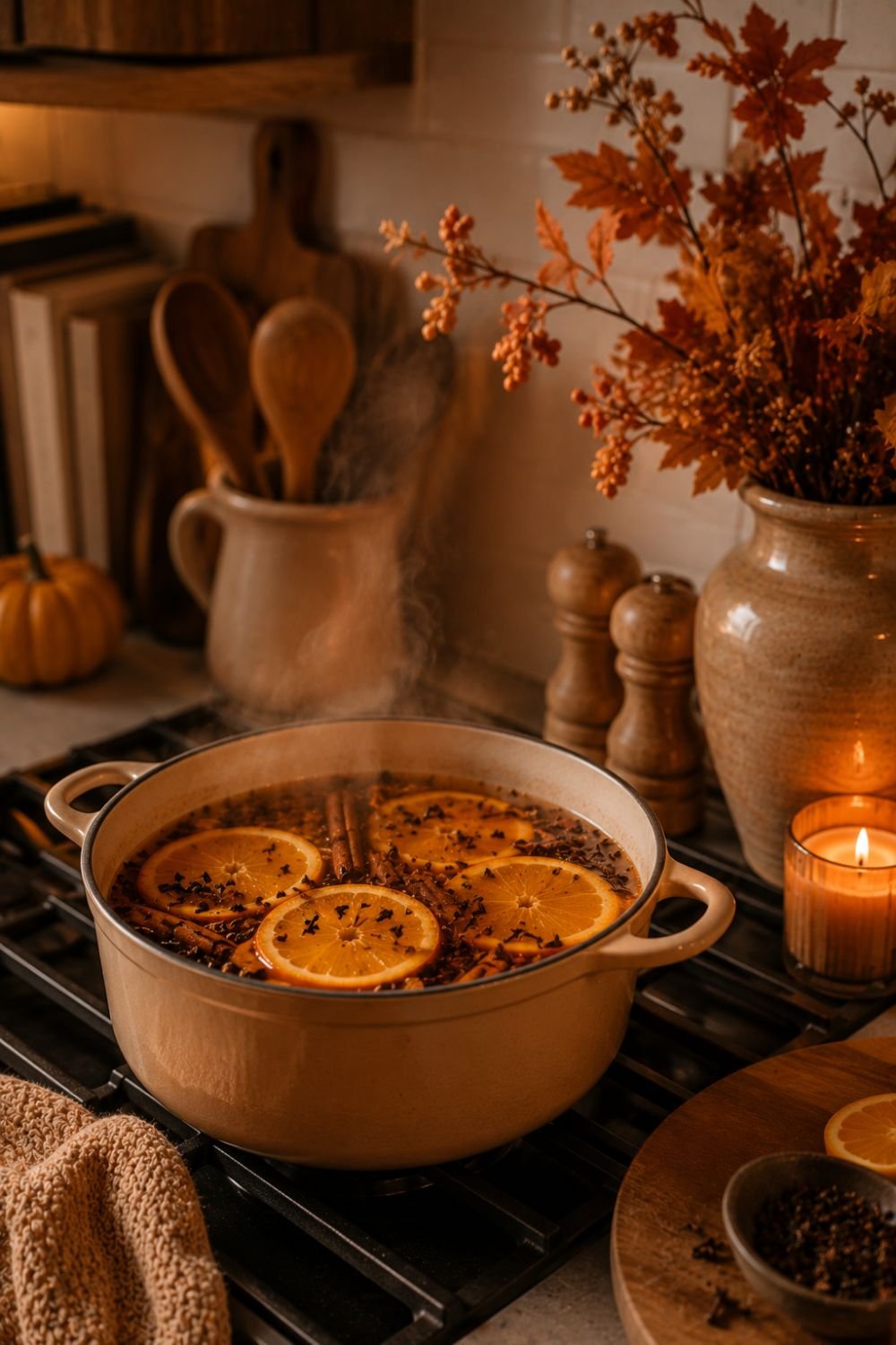 seasonal scent thanksgiving decorating idea