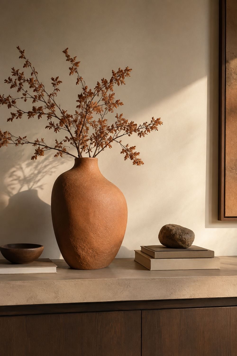  statement vase fall decor idea without pumpkins