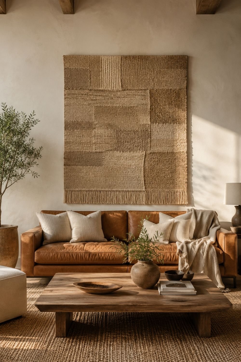 wall hanging living room wall decor idea