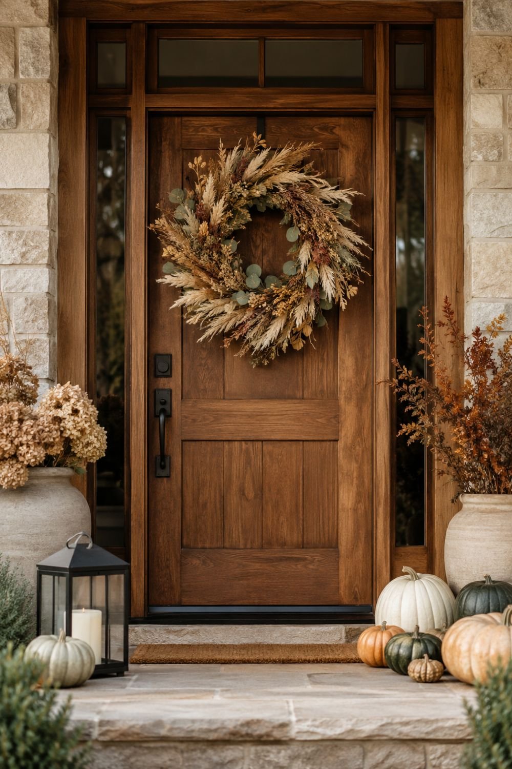 wreath thanksgiving decorating idea