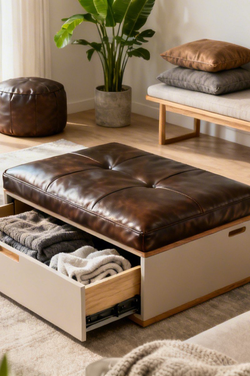 Small apartment decorating idea multi-purpose furniture