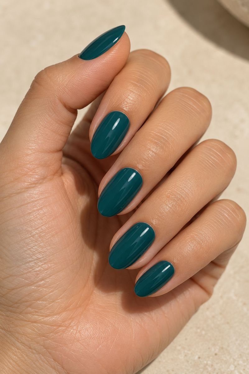 Blue nail designs idea teal crossover