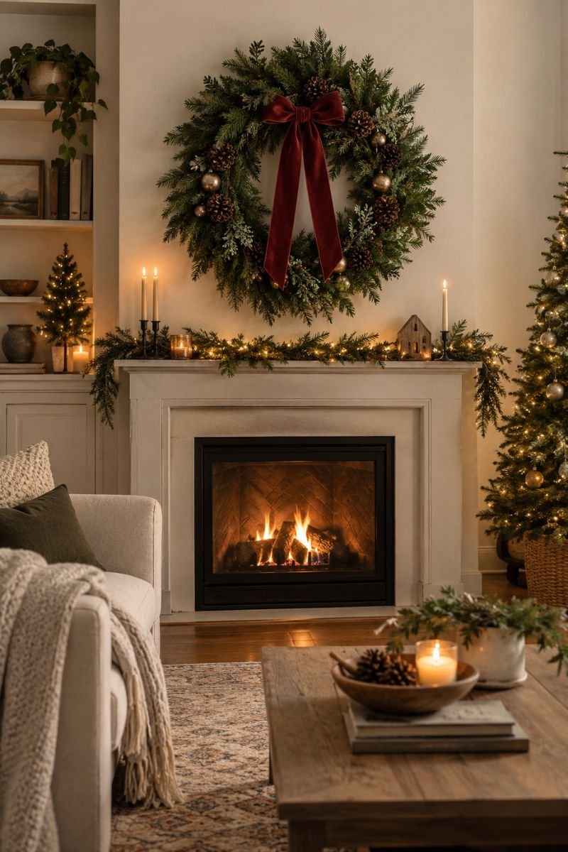 Cheap Christmas decor idea statement piece