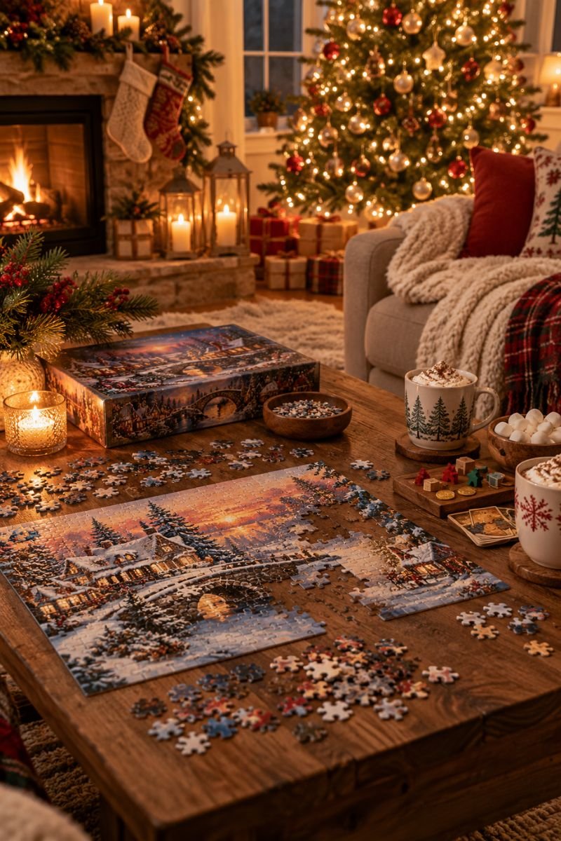 Christmas list idea puzzle board game