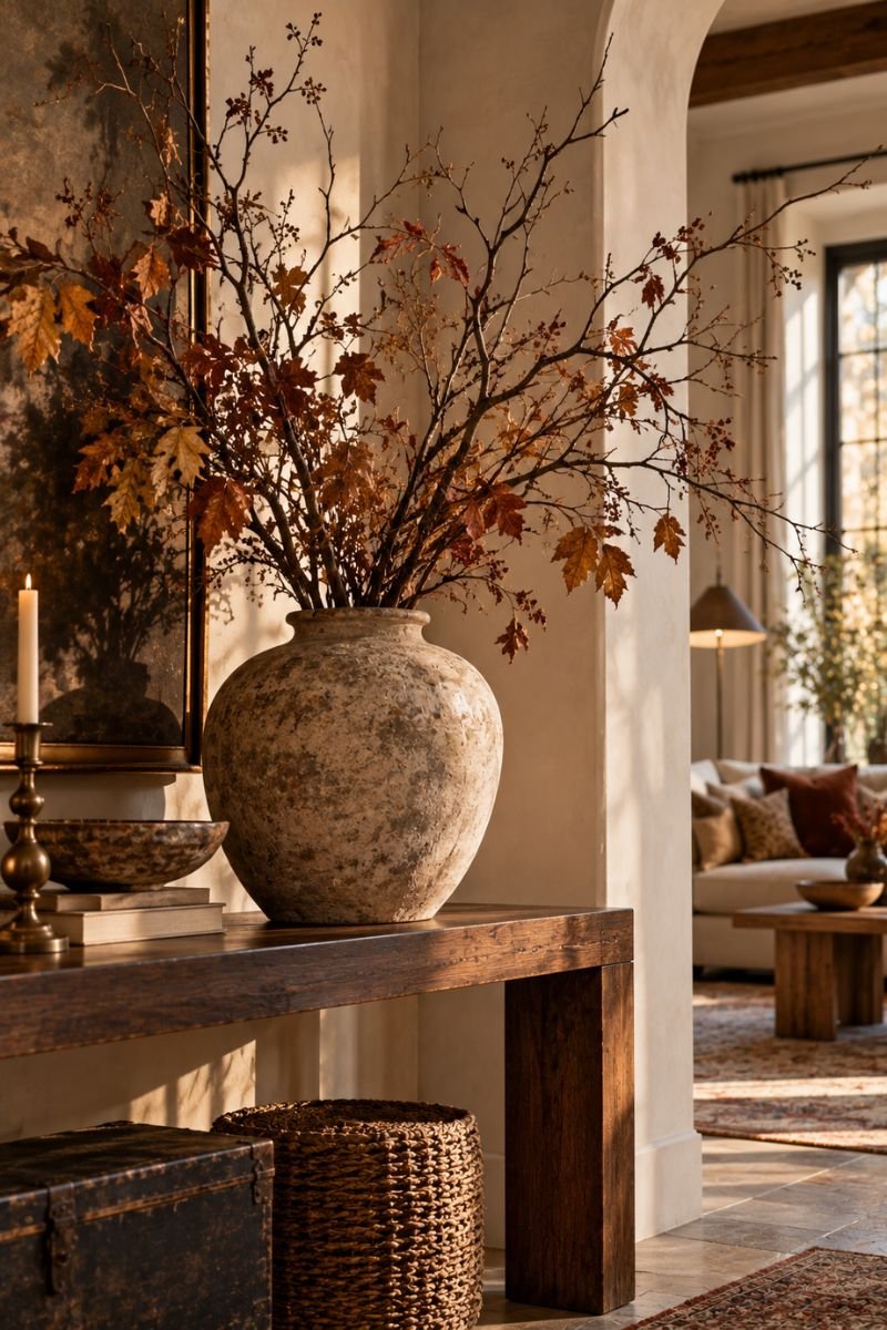 Fall room inspo idea sculptural branches