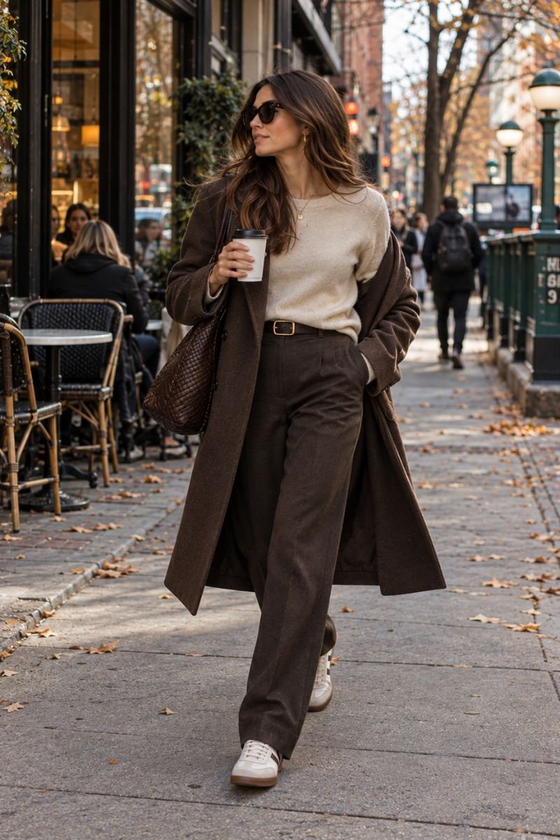 NYC fall outfit idea easy layers