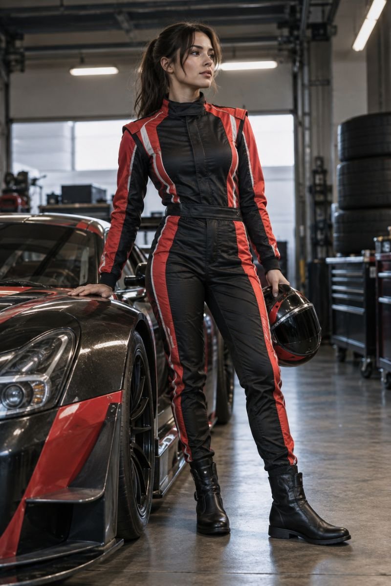 Racing boots race car driver costume footwear