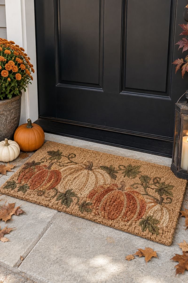 Seasonal doormat halloween outdoor decor