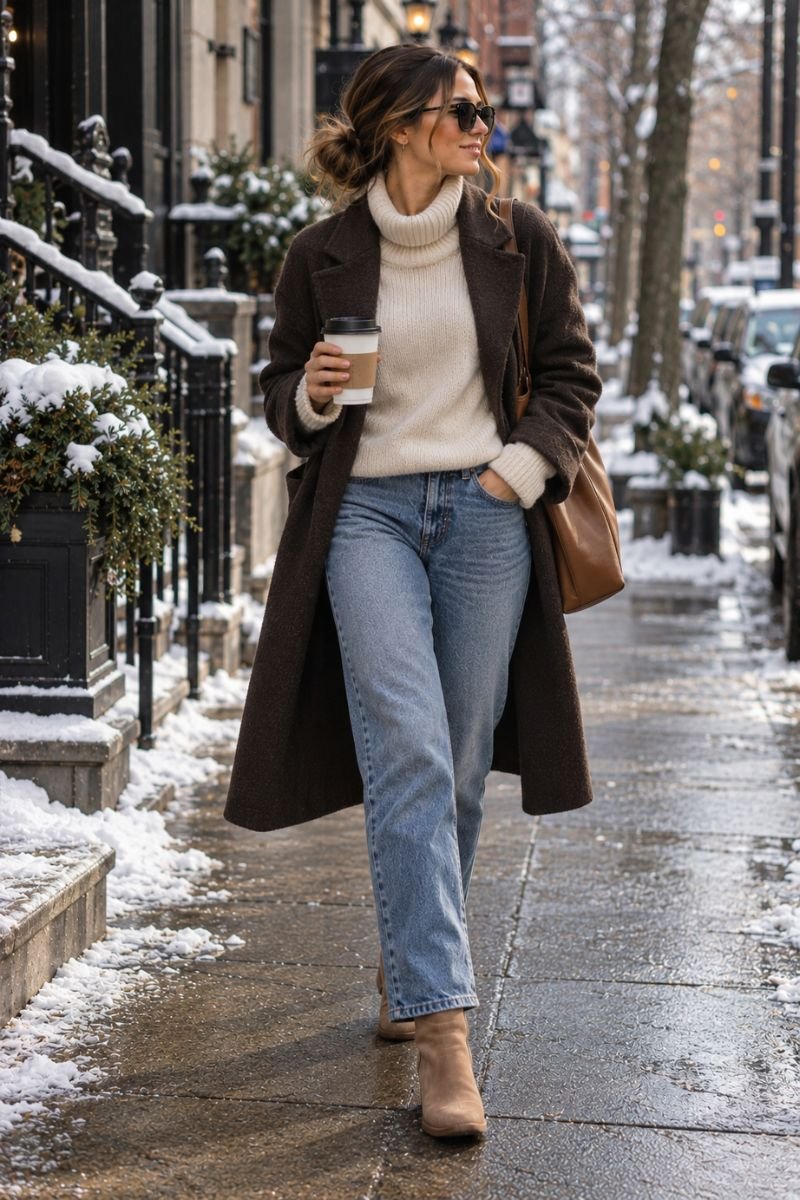 Winter casual outfit idea comfort first