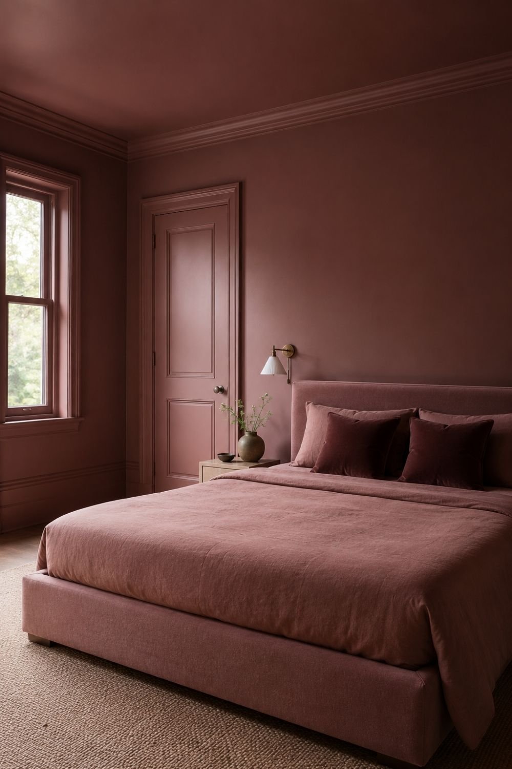 all-over color color drenched bedroom idea