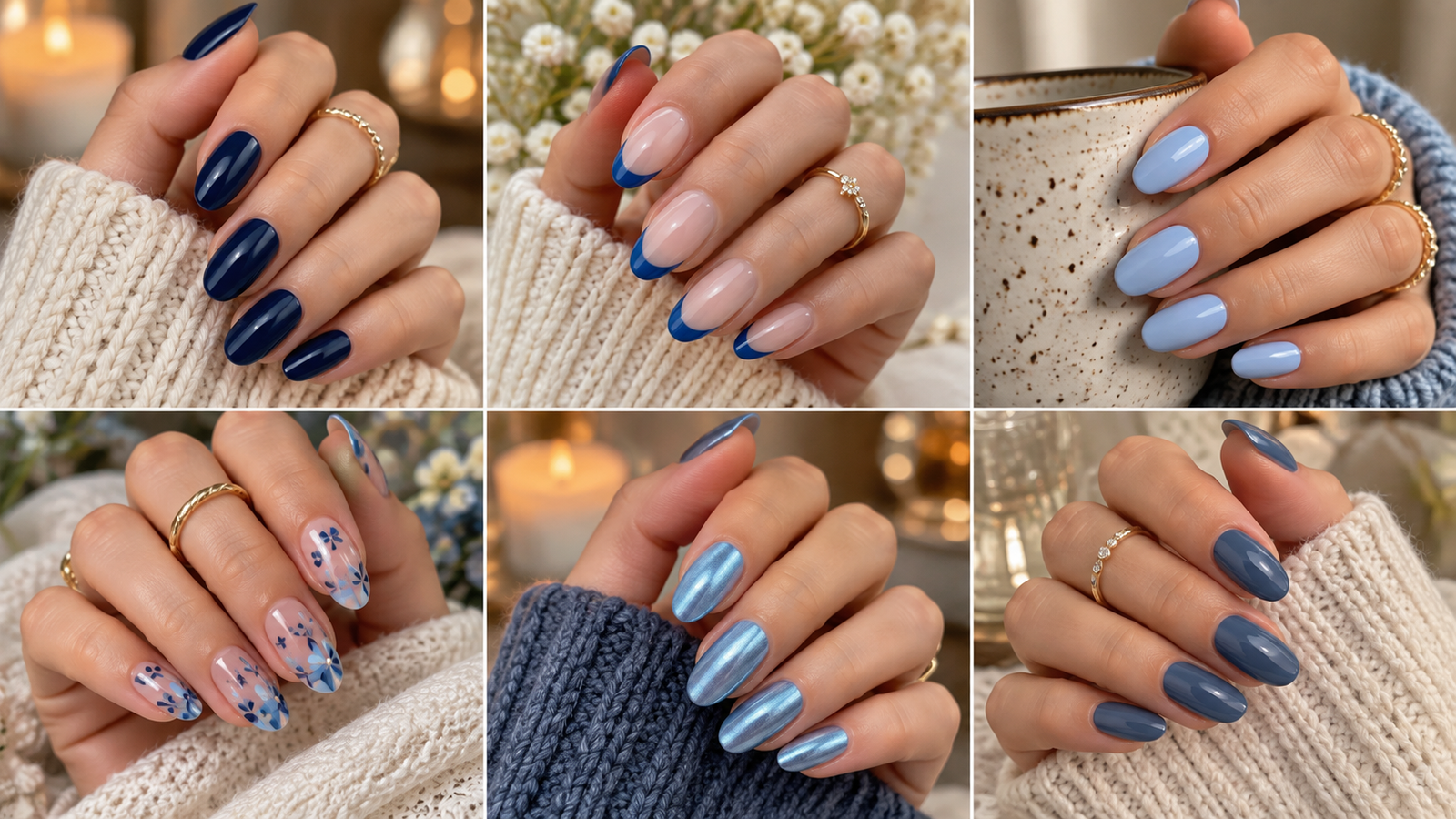 blue nail designs
