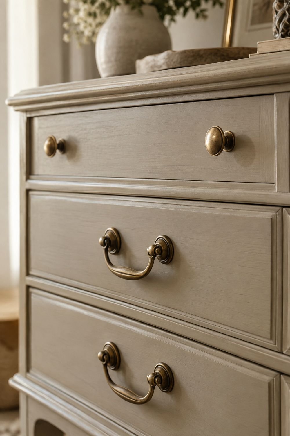brass hardware pottery barn thrift flip idea