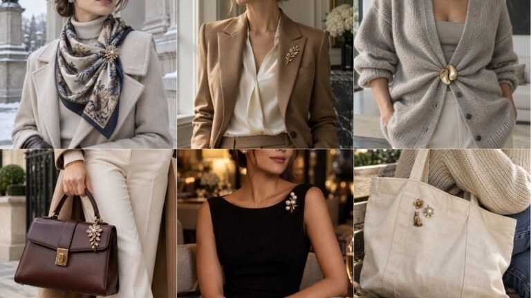 brooched accessory ideas