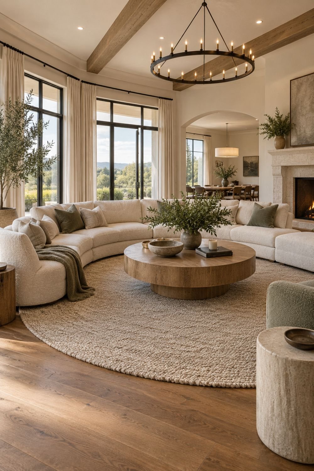 curved sectional curved sofa living room idea