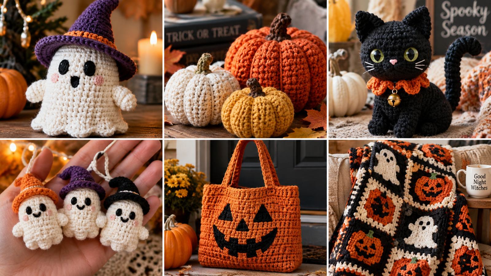 free crochet halloween patterns