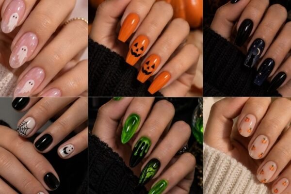 halloween nail designs
