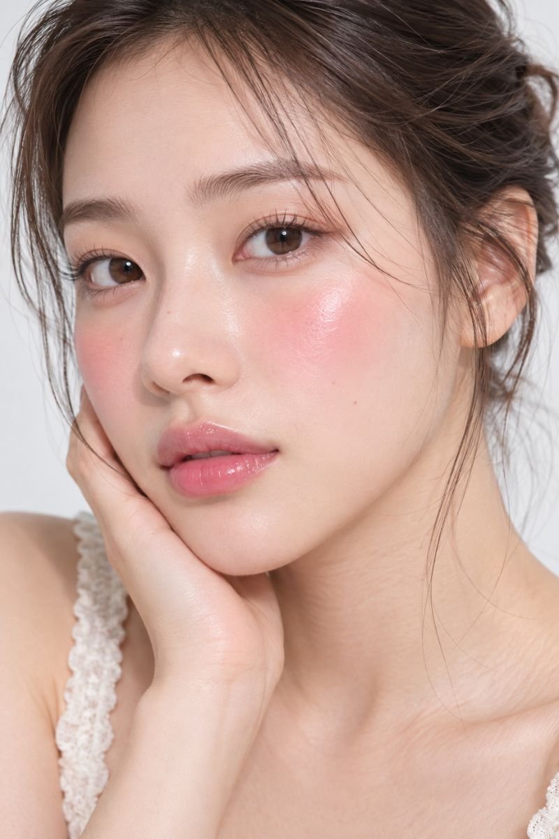 k-beauty gradient jelly blush idea