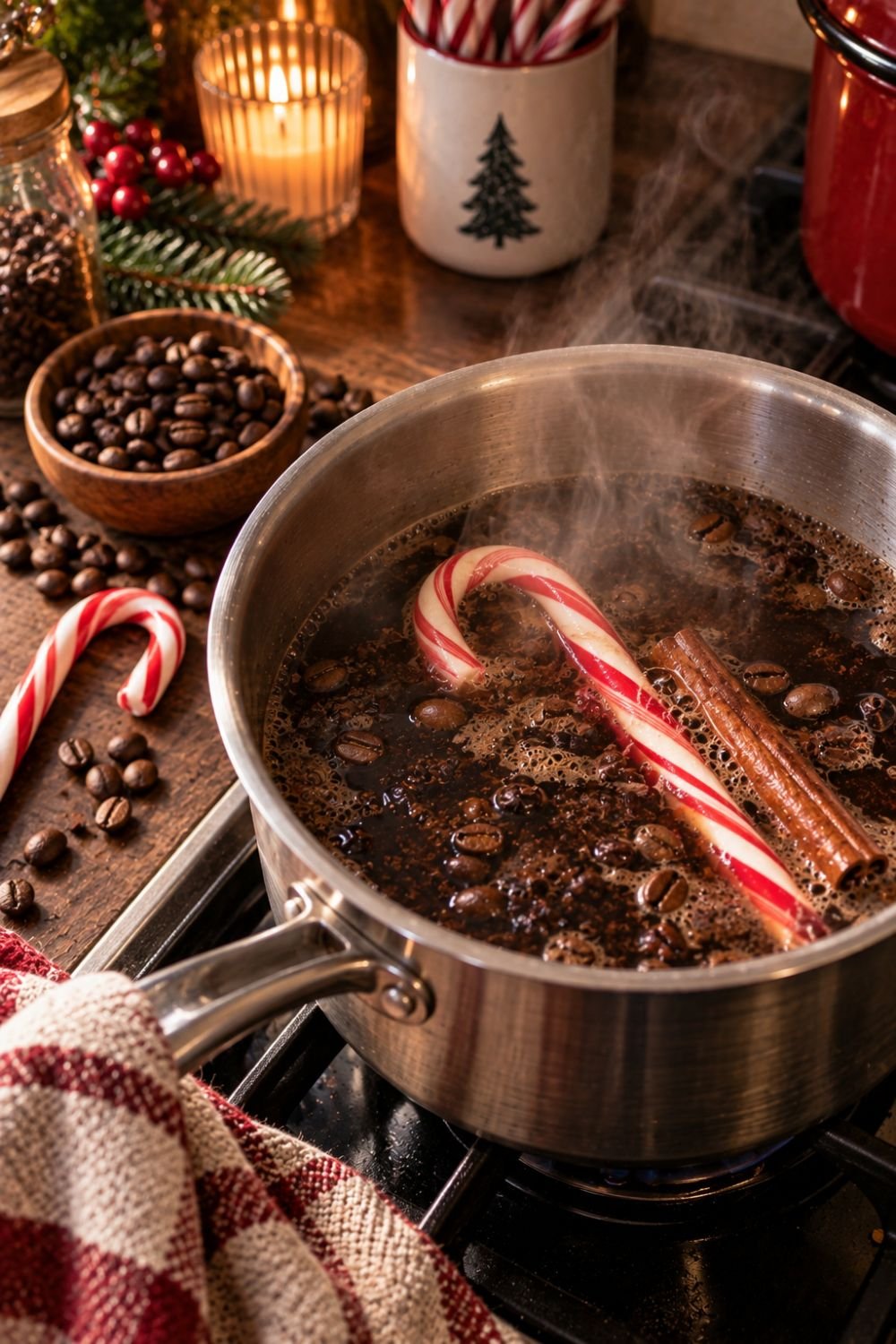peppermint mocha simmer pot recipe