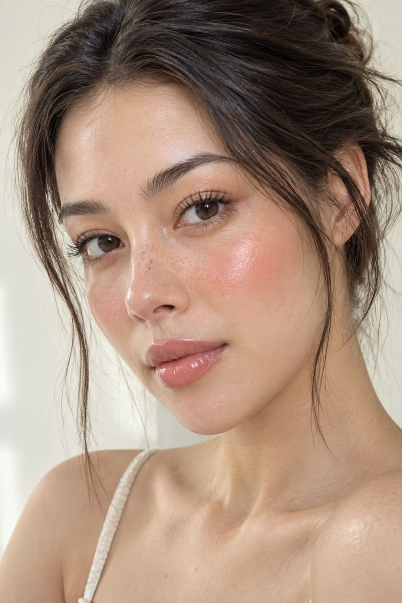 sheer peach jelly blush idea